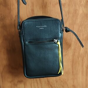 Tahari ASL Black Crossbody Bag